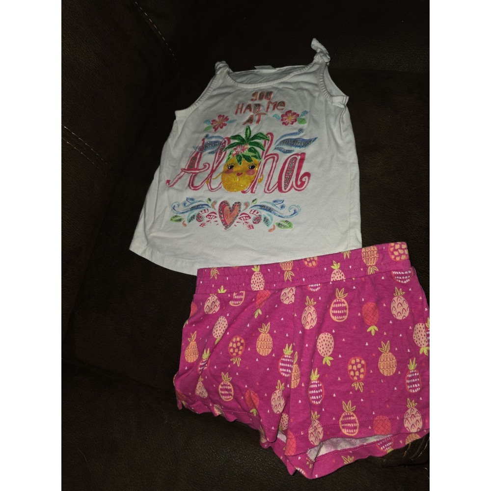 Gymboree outlet mix and match pineapple aloha outfit size small 5 6